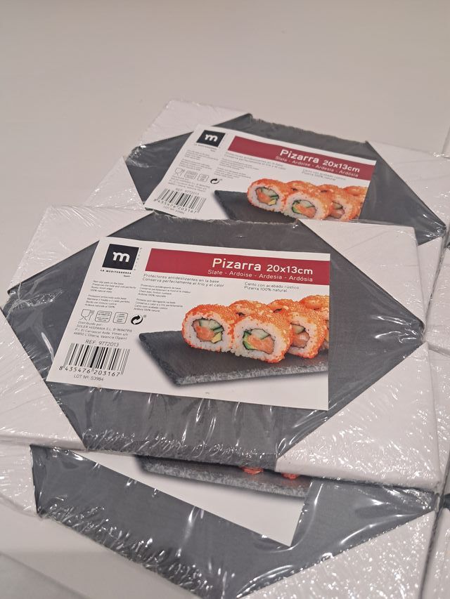 Pizarras para tapas 20x13cm (6 unidades)