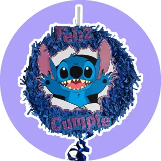 Piñata Feliz Cumpleaños Stitch