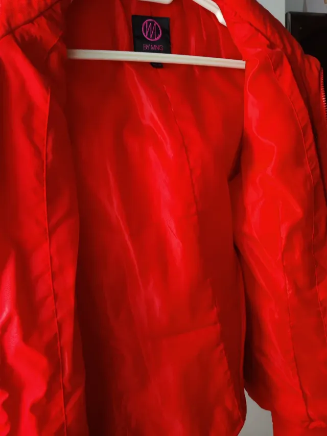 Anorak Rojo Mango Talla 38