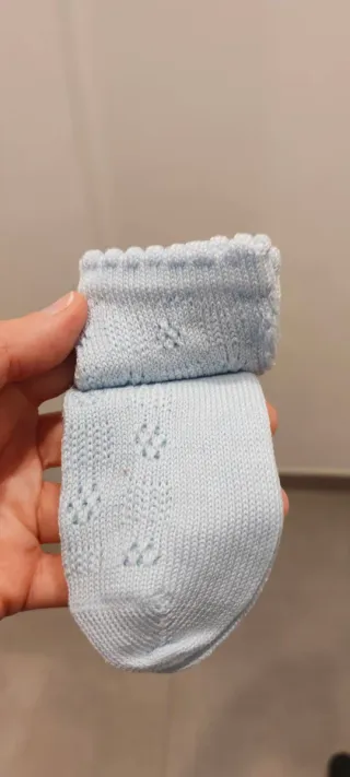 Calcetines POCHOLO celestes talla 4 (26/28)