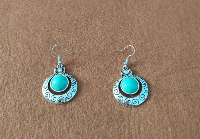 Conjunto joya turquesa