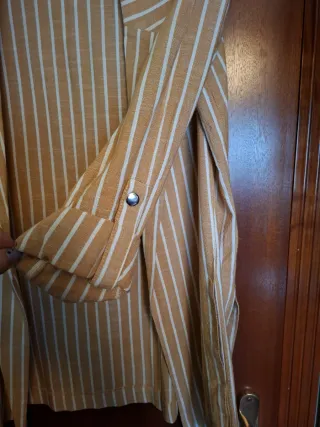 Sobrecamisa Stradivarius Rayas Talla S