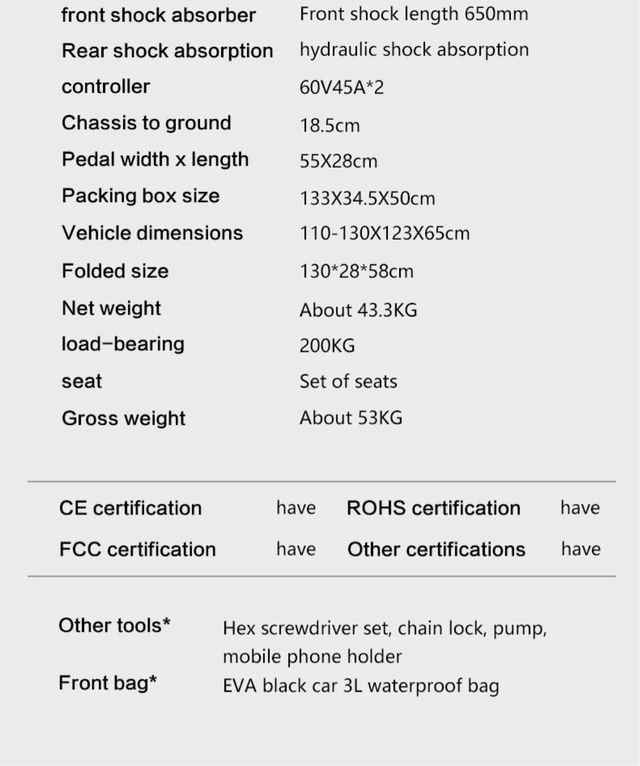 Boyueda S3 11 60V 38Ah 6000W ¡Entrega Valladolid!