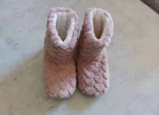 Zapatillas botín rosa talla 37