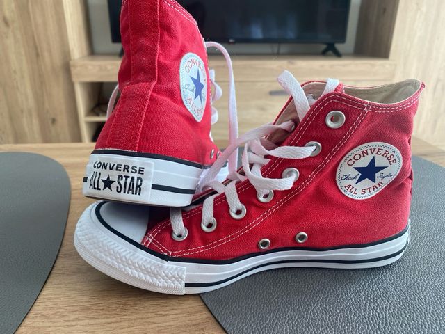 Converse All Star Rojas Talla 38