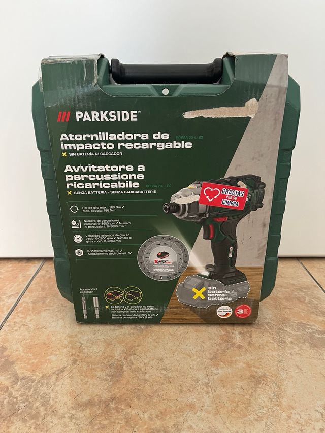 Atornilladora de impacto Parkside