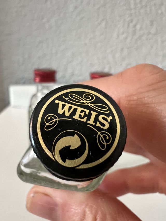 5 Mini Botellas Vacías J