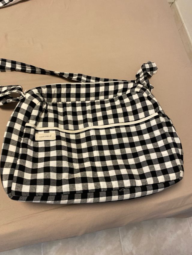 Saco y bolsa Cosamui a cuadros