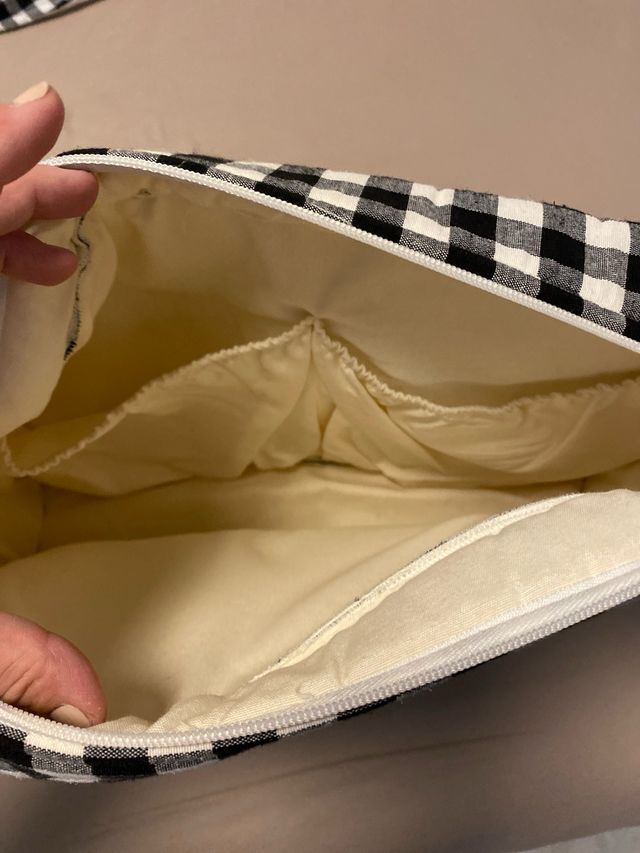 Saco y bolsa Cosamui a cuadros