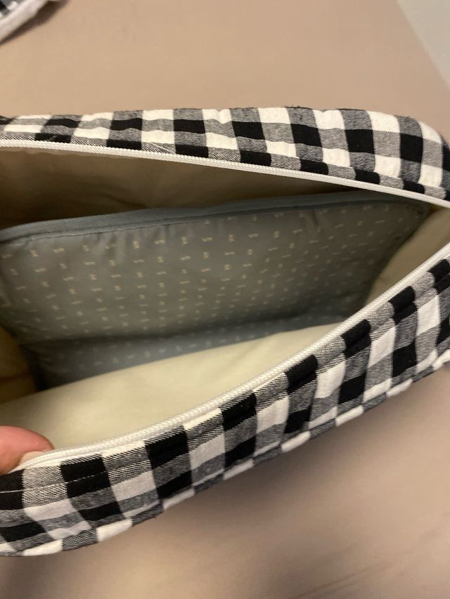 Saco y bolsa Cosamui a cuadros