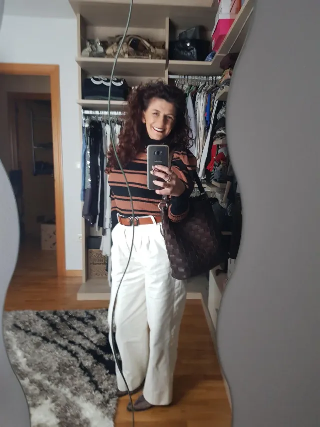 Pantalón de pinzas jeans