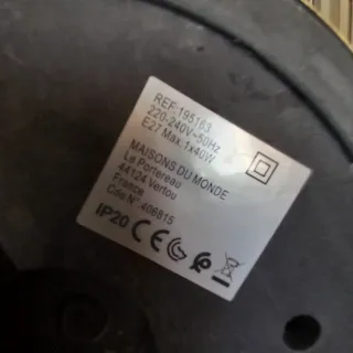 Lámpara de pie latón Maisons du Monde