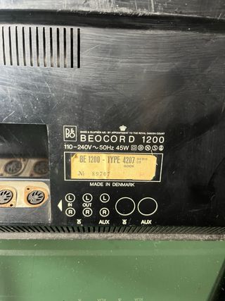 Bang & Olufsen Beocord 1200