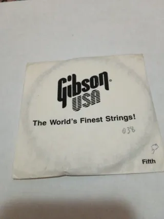 Cuerda Guitarra Eléctrica Gibson 0.38