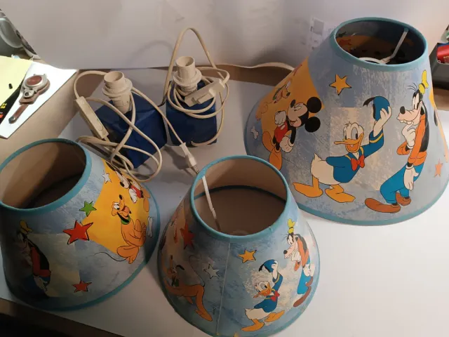 Lámparas Disney Mickey y Goofy