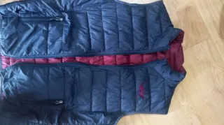 Chaleco reversible azul y rojo Talla L