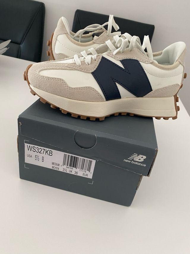 Zapatillas New Balance WS327KB Beige/Azul/Blanco T