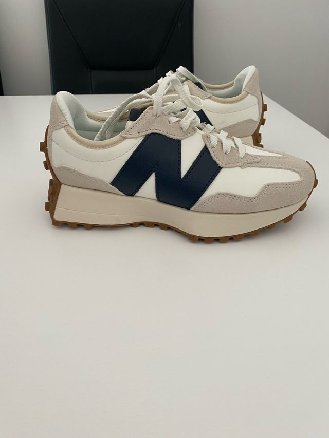 Zapatillas New Balance WS327KB Beige/Azul/Blanco T