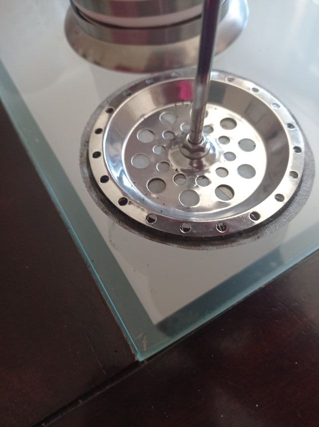 Juego de café porcelana y metal