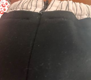 Falda midi Zara negra