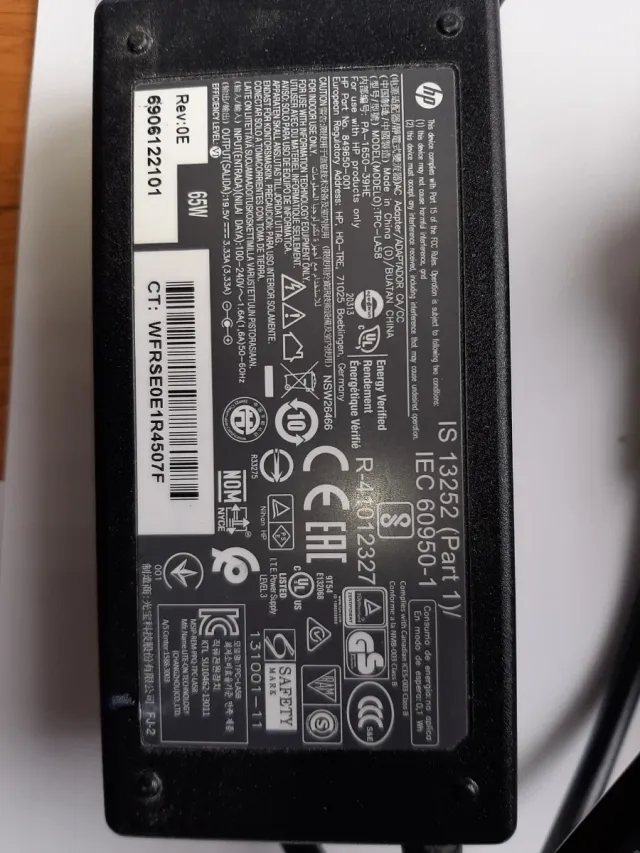 Alimentatore HP 65W TPC-LA58 19.5V 3.33A