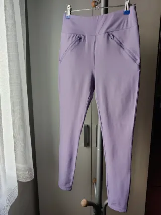 Mallas deportivas lila Talla S