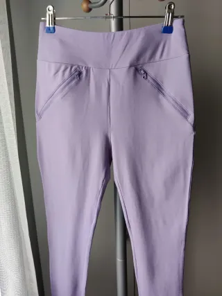 Mallas deportivas lila Talla S