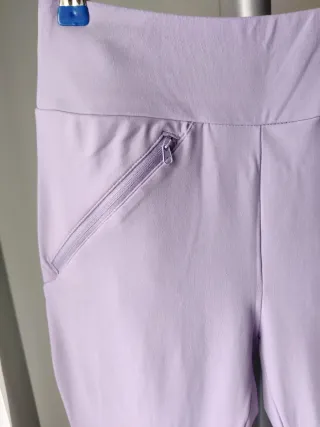 Mallas deportivas lila Talla S