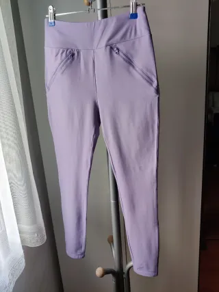 Mallas deportivas lila Talla S