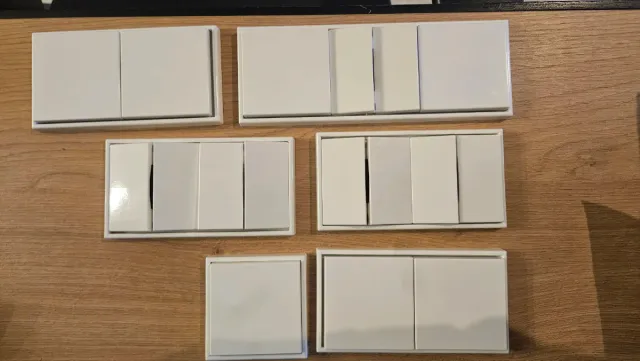 Pulsadores Jung Blancos