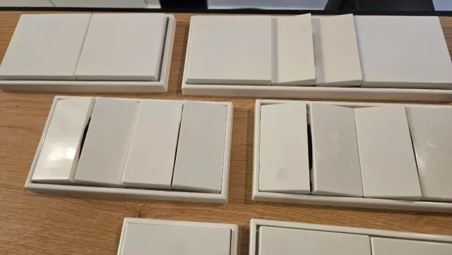 Pulsadores Jung Blancos