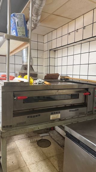 Horno de pizza a gas natural