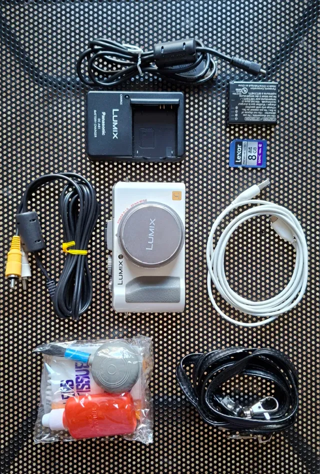 Cámara Panasonic DMC-LX5 Plata/Blanca