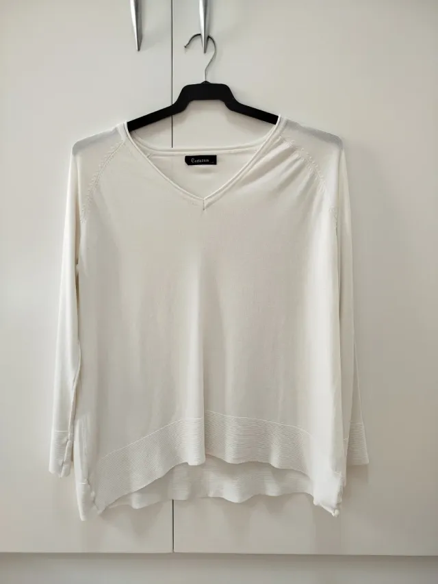 Jersey fino blanco talla L