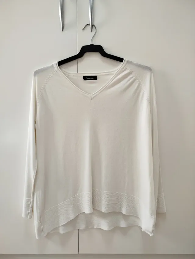 Jersey fino blanco talla L