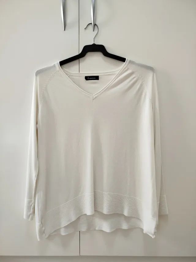 Jersey fino blanco talla L