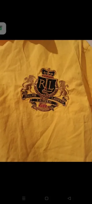 Camicia Ralph Lauren donna gialla taglia M