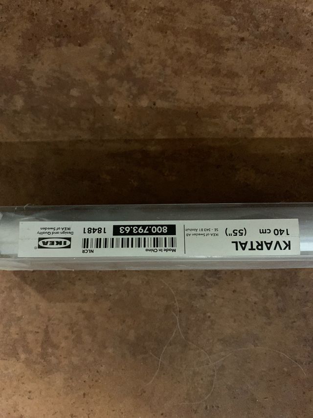 Soportes para cortinas IKEA KVARTAL 140cm