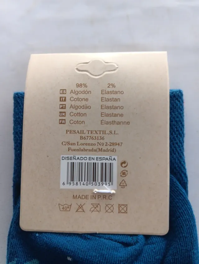 Calcetines Navidad PESAIL Algodón Talla 40-46