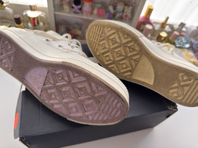 Converse altas flores