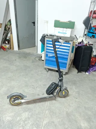 Patinete eléctrico gris