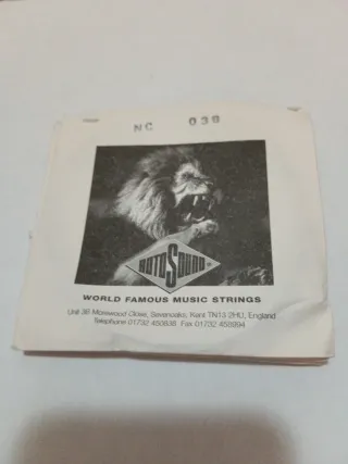 Cuerda Rotosound 0.38 para guitarra eléctrica