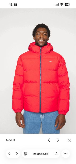 Chaqueta  Tommy jeans  roja talla L