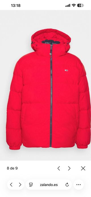 Chaqueta  Tommy jeans  roja talla L