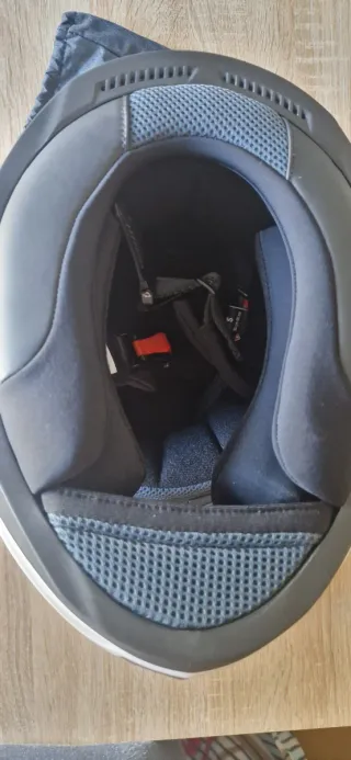 Casco Moto LS2 (s) y Guantes