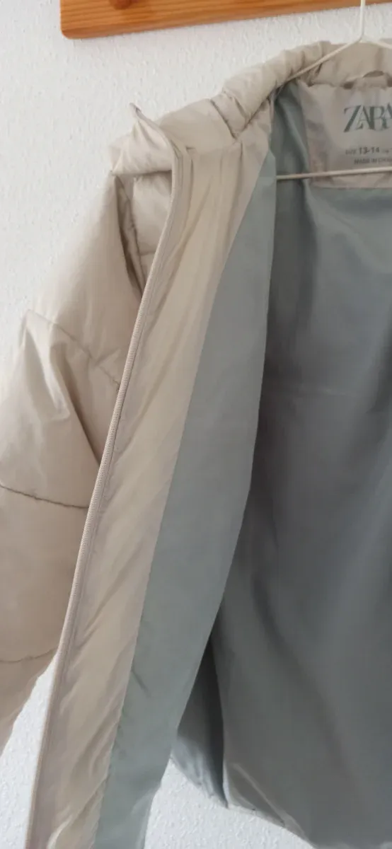 Abrigo Zara Beige Talla 13-14