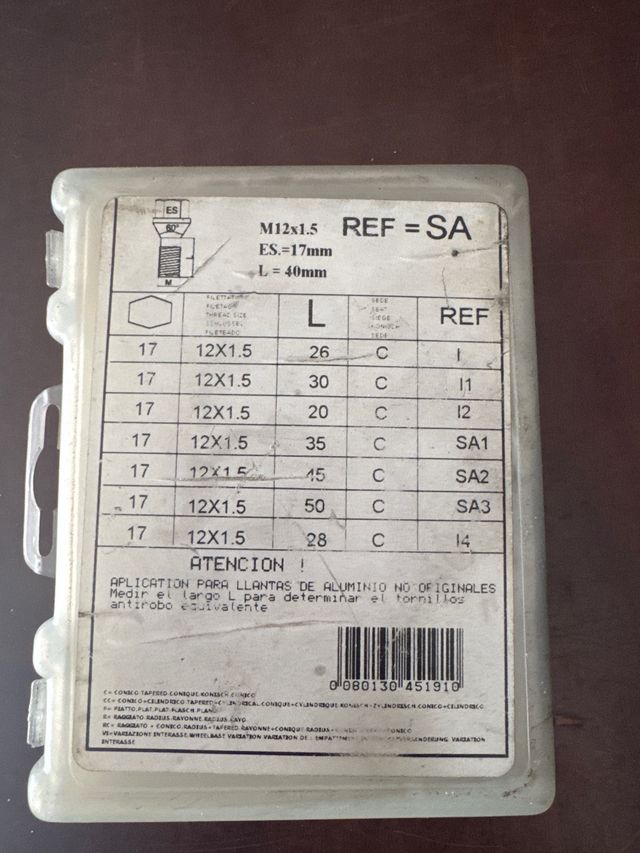 Viti di sicurezza marca acma