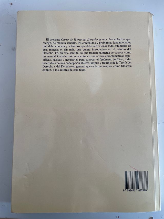 CURSO DE TEORIA DEL DERECHO.