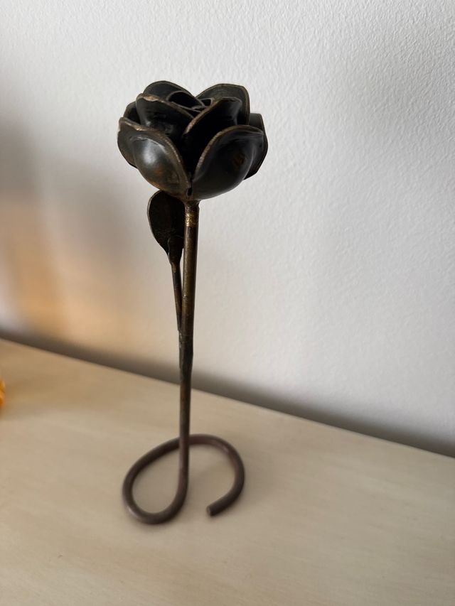 Adorno Rosa Forja Artesanal