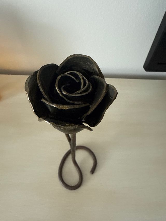 Adorno Rosa Forja Artesanal